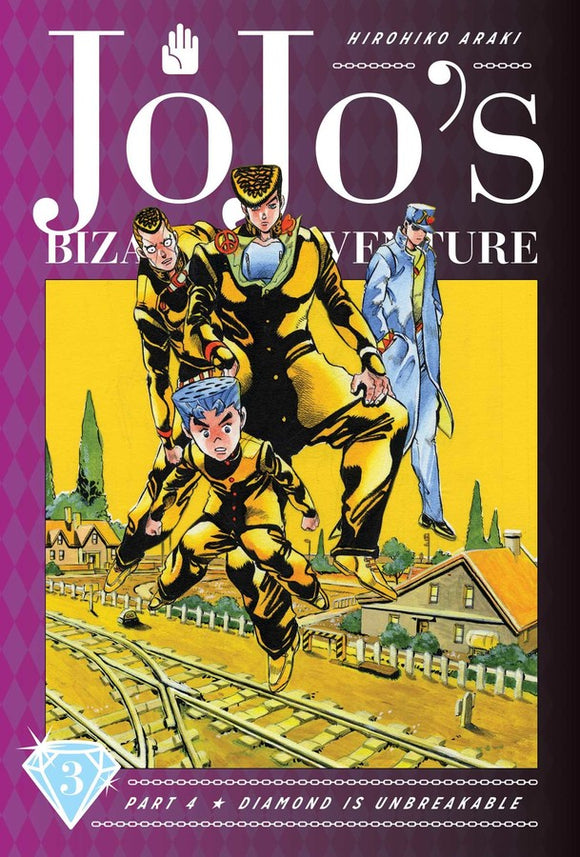 JoJo's Bizarre Adventure: Part 4 Diamond Is Unbreakable vol 3 Manga Book front cover