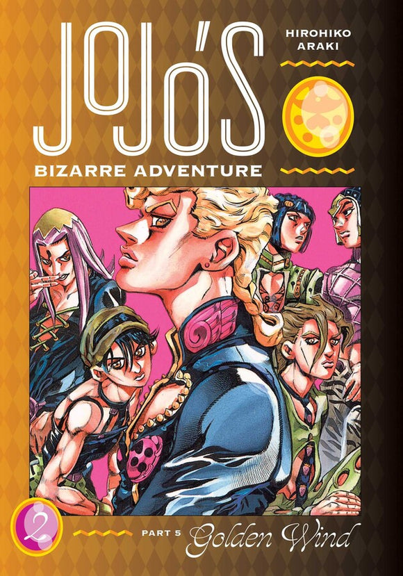 JoJo's Bizarre Adventure: Part 5 Golden Wind vol 2 Manga Book front cover