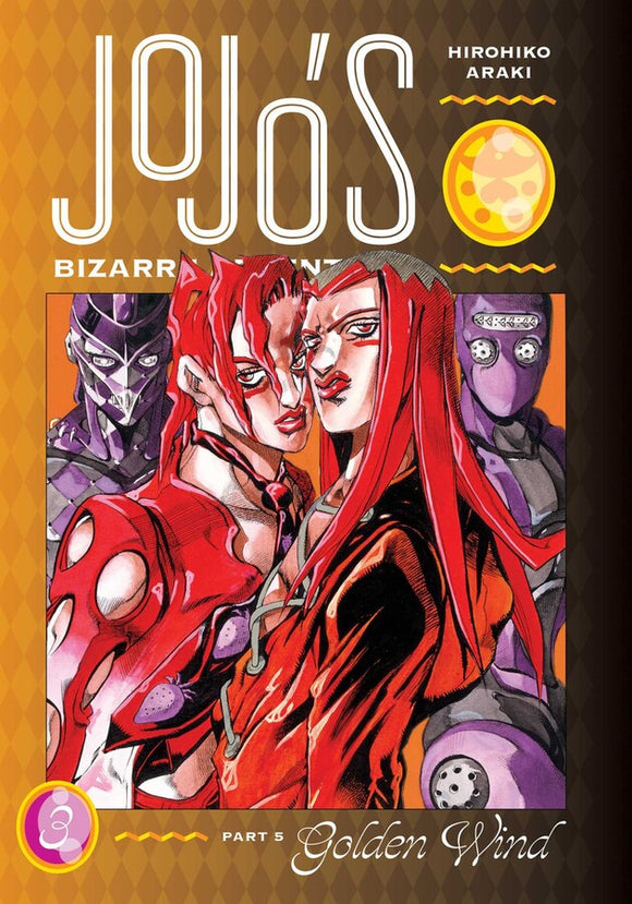 JoJo's Bizarre Adventure: Part 5 Golden Wind vol 3 Manga Book front cover