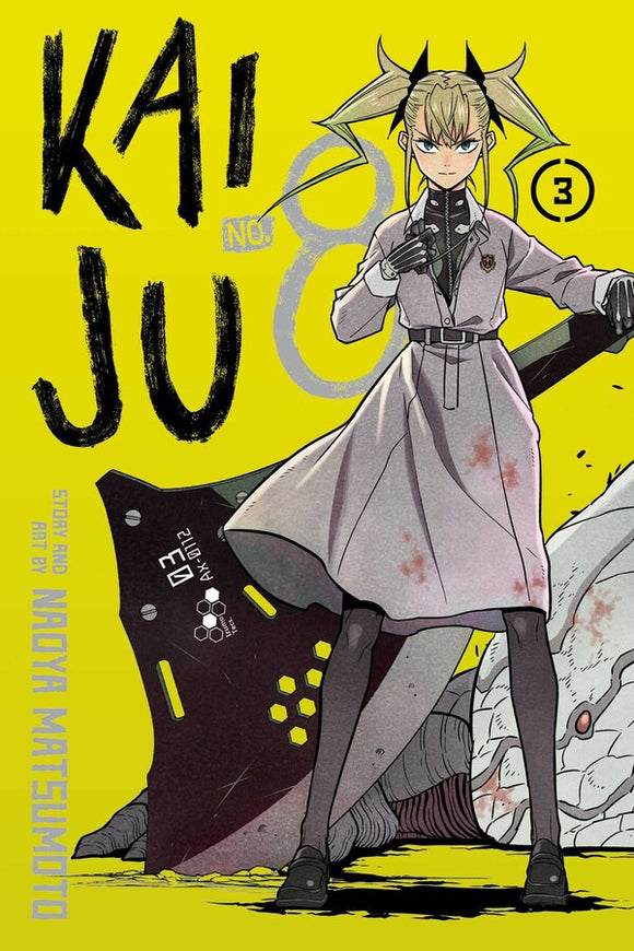 Kaiju No. 8 vol 3 Manga Book front cover