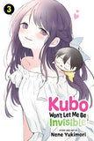 Kubo Won't Let Me Be Invisible vol 3 Manga Book front cover