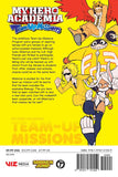 My Hero Academia: Team-Up Missions vol 1 Manga Book back cover