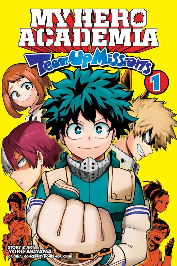 My Hero Academia: Team-Up Missions vol 1 Manga Book front cover