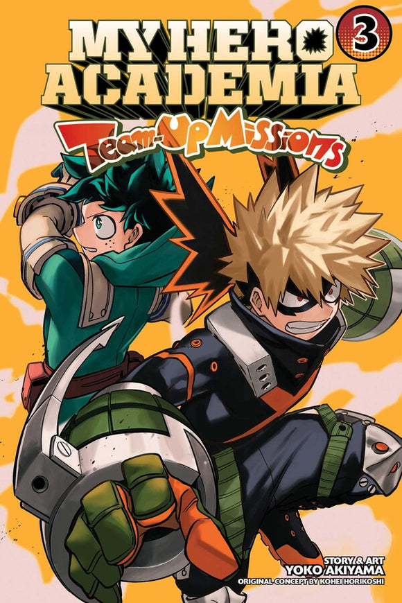 My Hero Academia: Team-Up Missions vol 3 Manga Book front cover