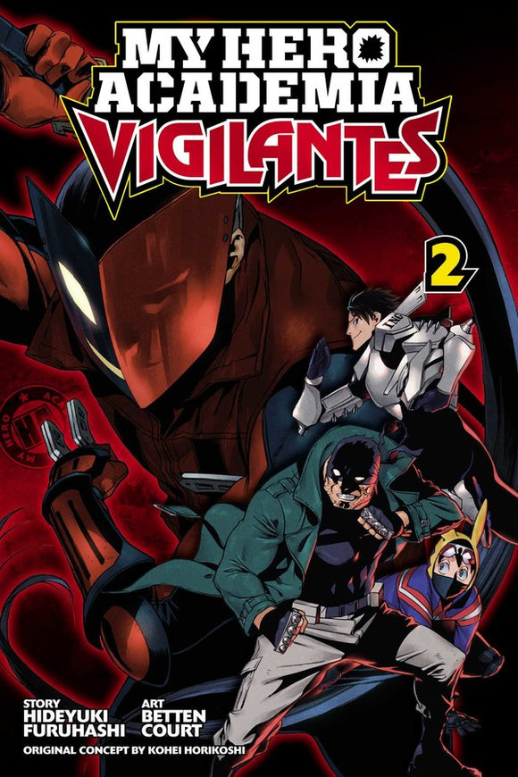 My Hero Academia: Vigilantes Vol 2 Manga Book front cover