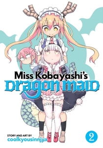 Miss Kobayashi's Dragon Maid vol 2 Manga Book front cover