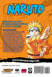 Naruto (3-in-1 Edition) vol 1 Manga Book back cover