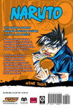 Naruto (3-in-1 Edition)  vol 2 Manga Book back cover