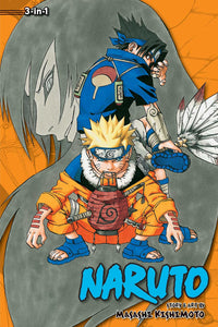 Naruto (3-in-1 Edition) vol 3 Manga Book front cover