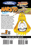 Naruto vol 3 Manga Book back cover