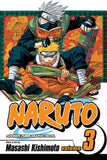 Naruto vol 3 Manga Book front cover