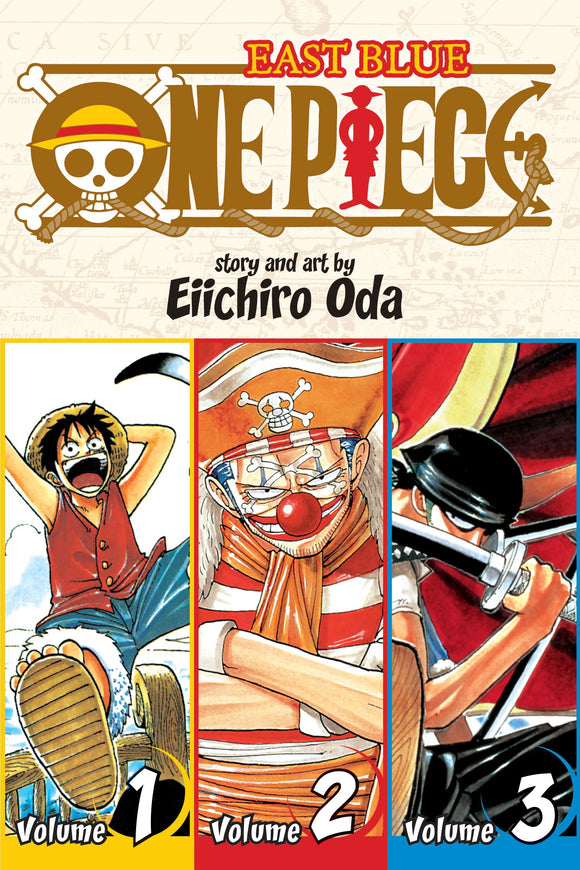 One Piece Omnibus Edition vol 1 Manga Book front cover