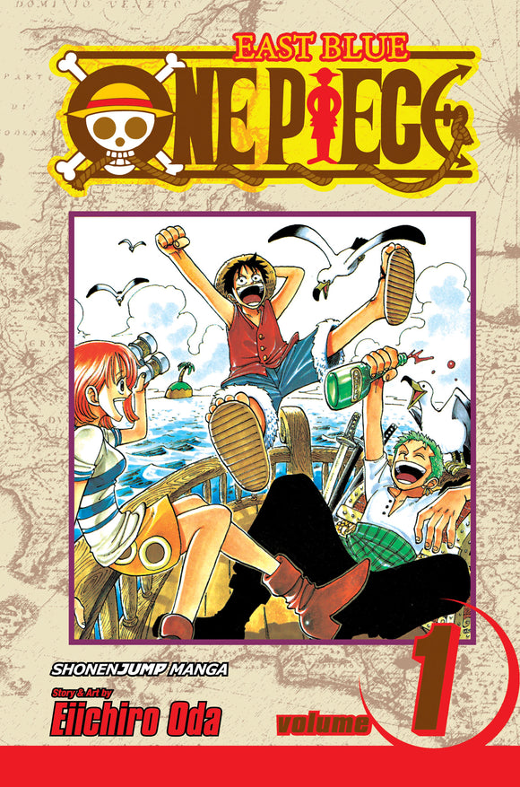 One Piece vol 1 Manga Book front cover