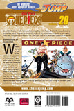 One Piece vol 20 Manga Book back cover