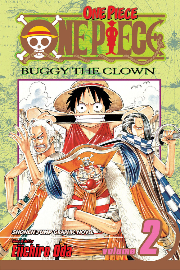 One Piece vol 2 Manga Book front cover