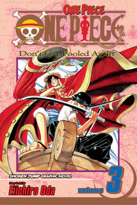 One Piece vol 3 Manga Book front cover