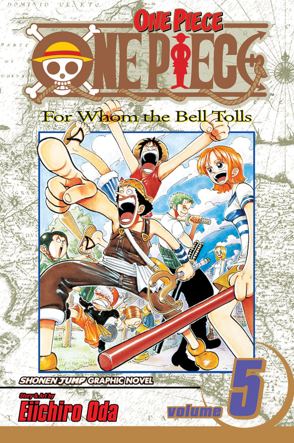 One Piece vol 5 Manga Book front cover