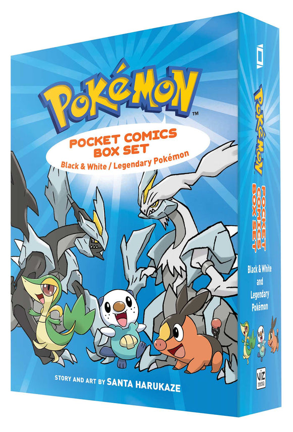Pokémon Pocket Comics Box Set Black & White / Legendary Pokemon Manga Books