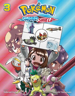 Pokemon Sword and Shield vol 3 Manga Book front cover