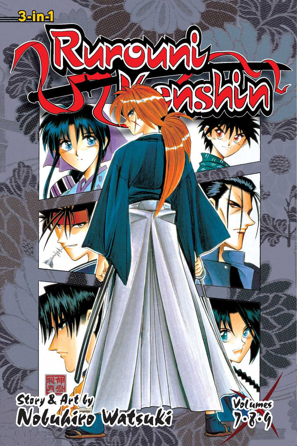 Rurouni Kenshin (3-in-1 Edition) vol 3 Manga Book front cover