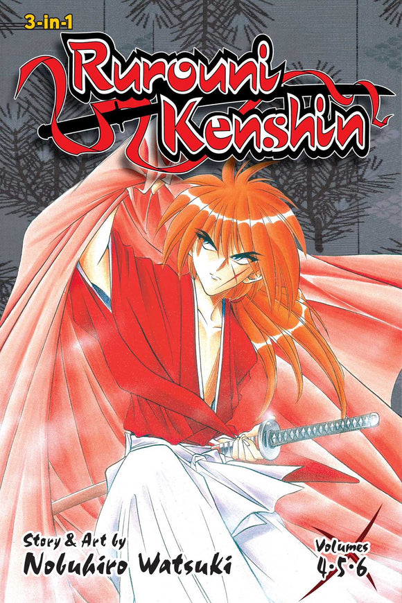 Rurouni Kenshin (3-in-1 Edition) vol 2 Manga Book front cover