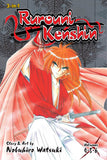 Rurouni Kenshin (3-in-1 Edition) vol 2 Manga Book front cover