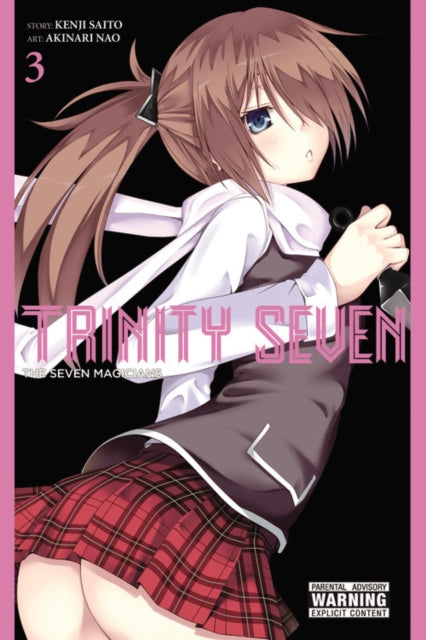 Trinity Seven: The Seven Magicians vol 3 Manga Book front cover